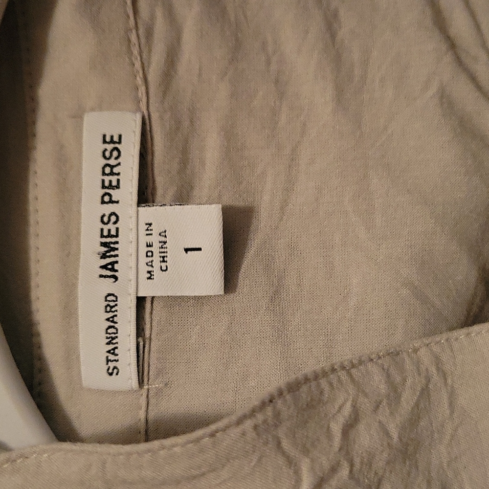 Standard James Perse Collared Button Up Blouse Lo… - image 2